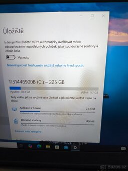 TOSHIBA '13' celokovový notebook jako nový - 7