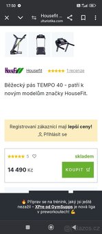 Běžecký trenažér - Tempo 40 HT- 919HP - 7