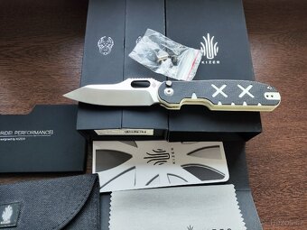 Kizer Cormorant Black/White G10 - 7