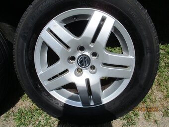 Alu kola 5x100 R15 pneu letní 195/65 R15 - 7