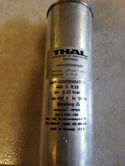 Kompenzační kondenzátory, výkonový rezistor - 7