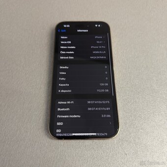 iPhone 14 Pro 128GB, esim, pěkný stav, 12 měsíců záruka - 7