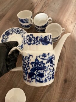 Kávový servis Porcelaine Fine de Bohême (cibulák) - 7