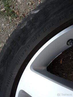 Originál ALU Mercedes AMG 8,5x19 ET59 ML,GL + zimní pneu - 7