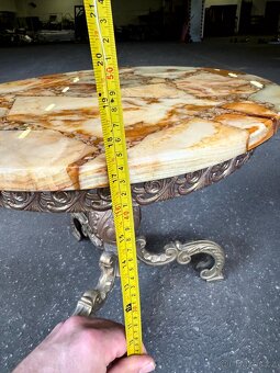 Odkládací mramorový stolek (132037) - 7