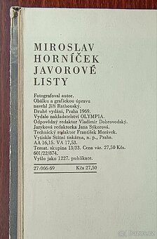 Mir. Horníček, Javorové listy,Expo67 - 7