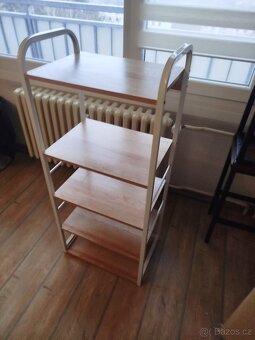 Kuchyňský regál GIORGIO, bílá/dub sonoma - 7