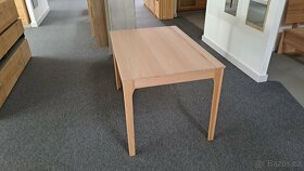 Velký rozkládací jídelní stůl - Jádrový buk masiv 120-180 cm - 7