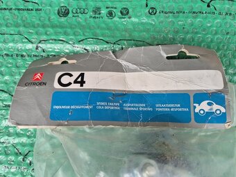 ozdobná chromová koncovka výfuku Citroen C4 9400J6 , 9400.J6 - 7