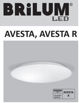LED svítidla Brilum AVESTA 12W R s pohybovým senzorem, NOVÉ⭐ - 7