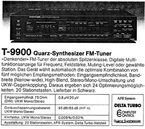 Onkyo Integra T 9900 Stereo Tuner - 7