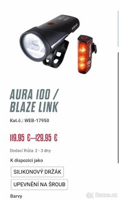 Světla Sigma Aura 100-Blaze link,Universal držák SP connect - 7