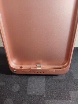 Externí bateriový kryt pro iPhone 6 - 4800mAh, zlatá/růžová - 7