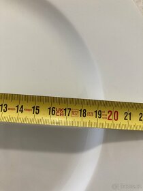 Bílé mělké talíře Suisse,pruměr 28,5cm,12ks - 7