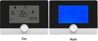 Digitální termostat, programovatelný regulátor teploty s LCD - 7