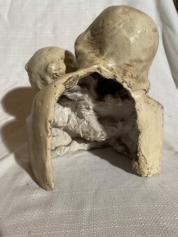 zdobná konzole + plastika - 7