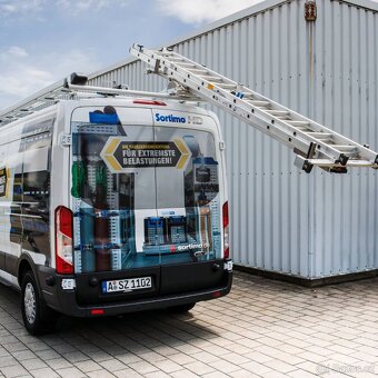 Sortimo-Střešní nosič dodávka s výsuvem žebříku - 7