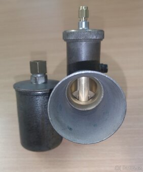 Predám bronzový karburátor B&B 25,4mm s uchytením na závit - 7