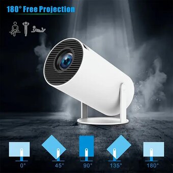 Projektor (4K ULTRA HD) s Wi-Fi MAGCUBIC HY300 PRO bílý/bílý - 7