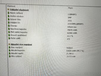Herní notebook i7/20GB ddr4/GTX1650/1TBssd Windows 11 - 7