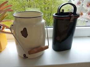Bílá smaltovaná bandaska - 7