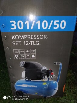 Prodám NEPOUŽITÝ olejový Kompresor Güde 301/10/50- 50 LITRŮ- - 7