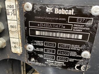 Minirýpadlo BOBCAT E27Z - 7