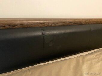 Manželská postel 180×200 s rošty, LED a nočními stolky - 7