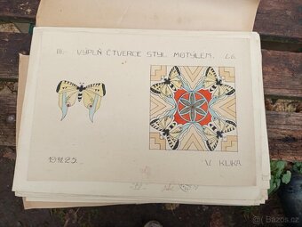 Prvorepublikové výkresy Státní reálka v Příbrami -kolem rko5 - 7