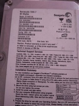 Pevný disk Seagate Barracuda 7200.7, 40 - 7
