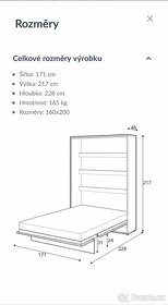 Sklápěcí postel Concept - 7