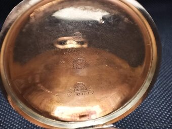 Zlaté Švýcarské 14k kapesní hodinky IWC Schaffhausen - 7