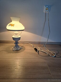 Stará retro lampa "petrolejka" elektrická - 7