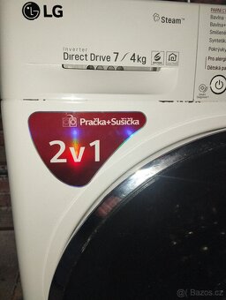 Pračka LG 2v1pěkný stav - 7