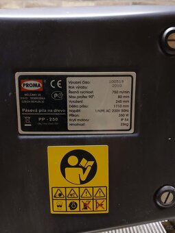 Pásová pila PROMA PP-250 - 7