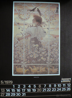 Kalendář V. K. Mašek, maska, KHB obrázek, prospekty - 7