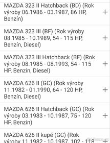 Mazda 323 ll. 626 ll. - 7