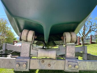 Laminátová loď, člun, pramice MS Composite 4,4m, vozíku - 7