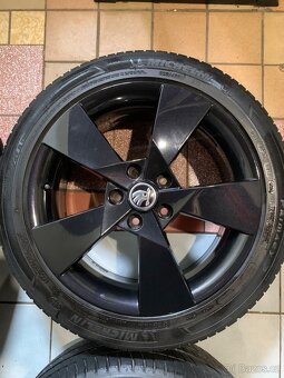 Alu kola Škoda R17 5X112 LETNÍ PNEU 225/45 R17 DENOM - 7