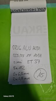 ALU VW, AUDI,5X112 - 225/55/17 101H - ET 37 - ZIMNÍ - Č - 15 - 7