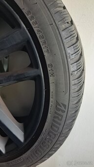alu kola 7,5Jx17 5/105 ET44 + Bridgestone Blizzak 225/45/R17 - 7