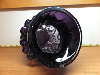 Kurt Wokan, masivní váza ametyst, INGRID 1960-70, Rakousko. - 7