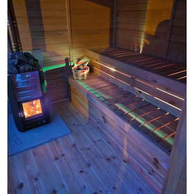 Sauna Marivox, finská sauna, venkovní sauna, SKLADEM - 7