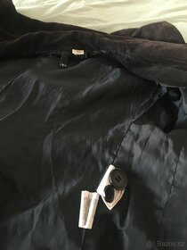 Manšestrové černé sako H&M - 7