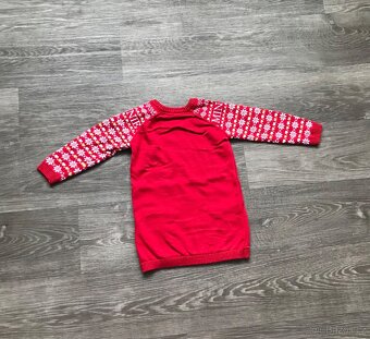 Vánoční šaty, vel. 80/86 - 7