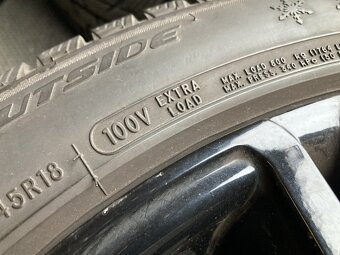 Alu kola AUDI A6 18" 5x112 zimní FORTUNE 245/45R18 2021 - 7