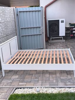 Prodám manželskou postel + Matrací 140cm x 200cm - 7