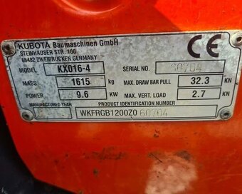 🔥 Prodám minibagr Kubota KX016-4 - 7