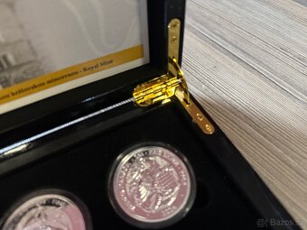 7x stříbrná mince Royal Tudor Beasts 2oz v etui 2022 - 7