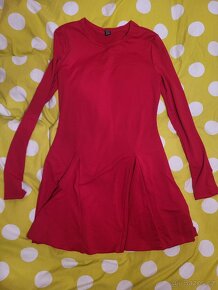 Krátké šaty červené - M - 7